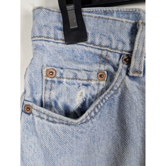 Vintage 90s‎ Levi's 512 Jeans Size 7 Made in USA Slim Fit Tapered Leg Mom 24x29 - Picture 8 of 10